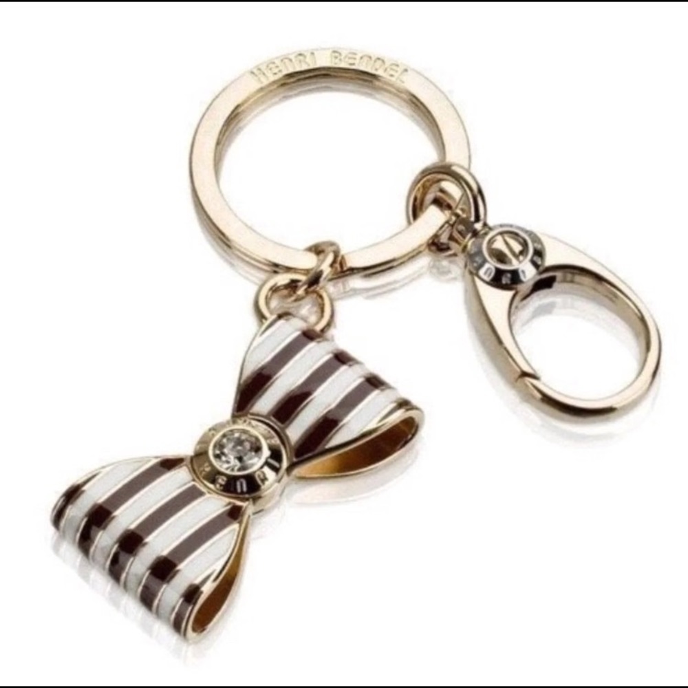 Henri Bendel Bow Bag Fob/ Keychain - Picture 3 of 8